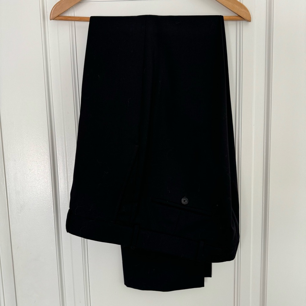 100% wool black Neiman Marcus men’s dress pants size 36/34